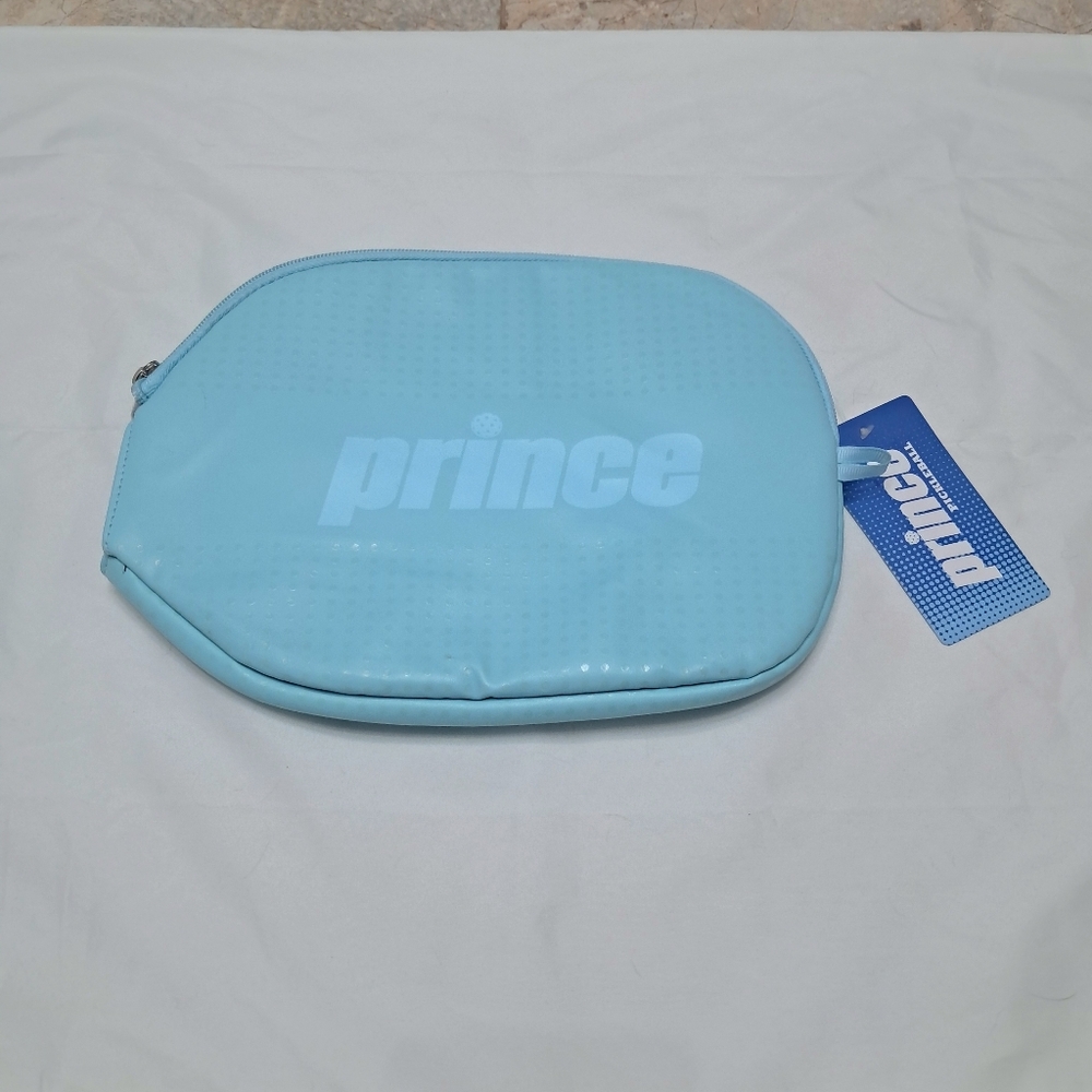 NWT Prince Pickleball Paddle Cover Baby Blue Zip Closure Padded Athletic Sports